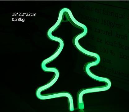 LED Lights Christmas Acrylic Neon Decorations Festival Lights