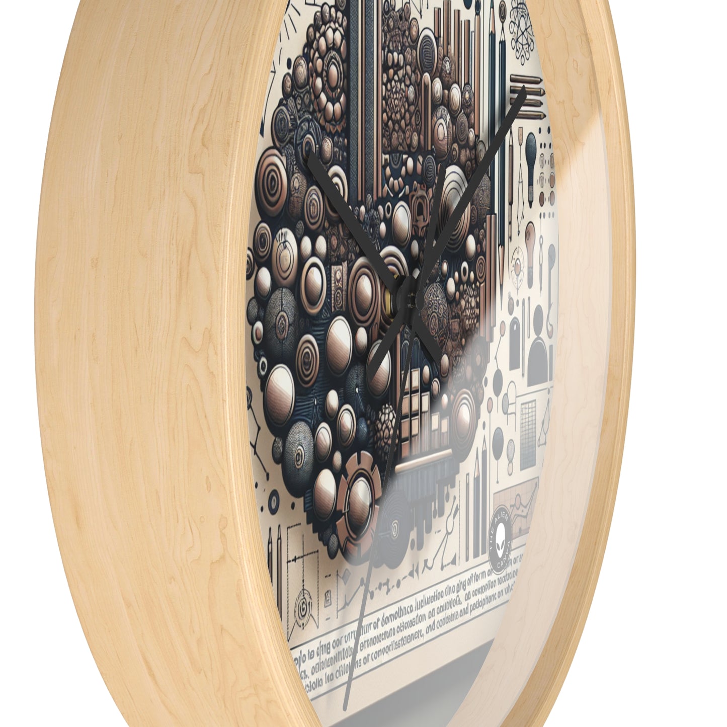 "Community Canvas: A Living Art Installation" - The Alien Wall Clock Social Sculpture