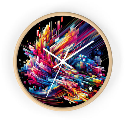 "ChronoSynthesis: A Visual Exploration of Time Perception" - The Alien Wall Clock Video Art