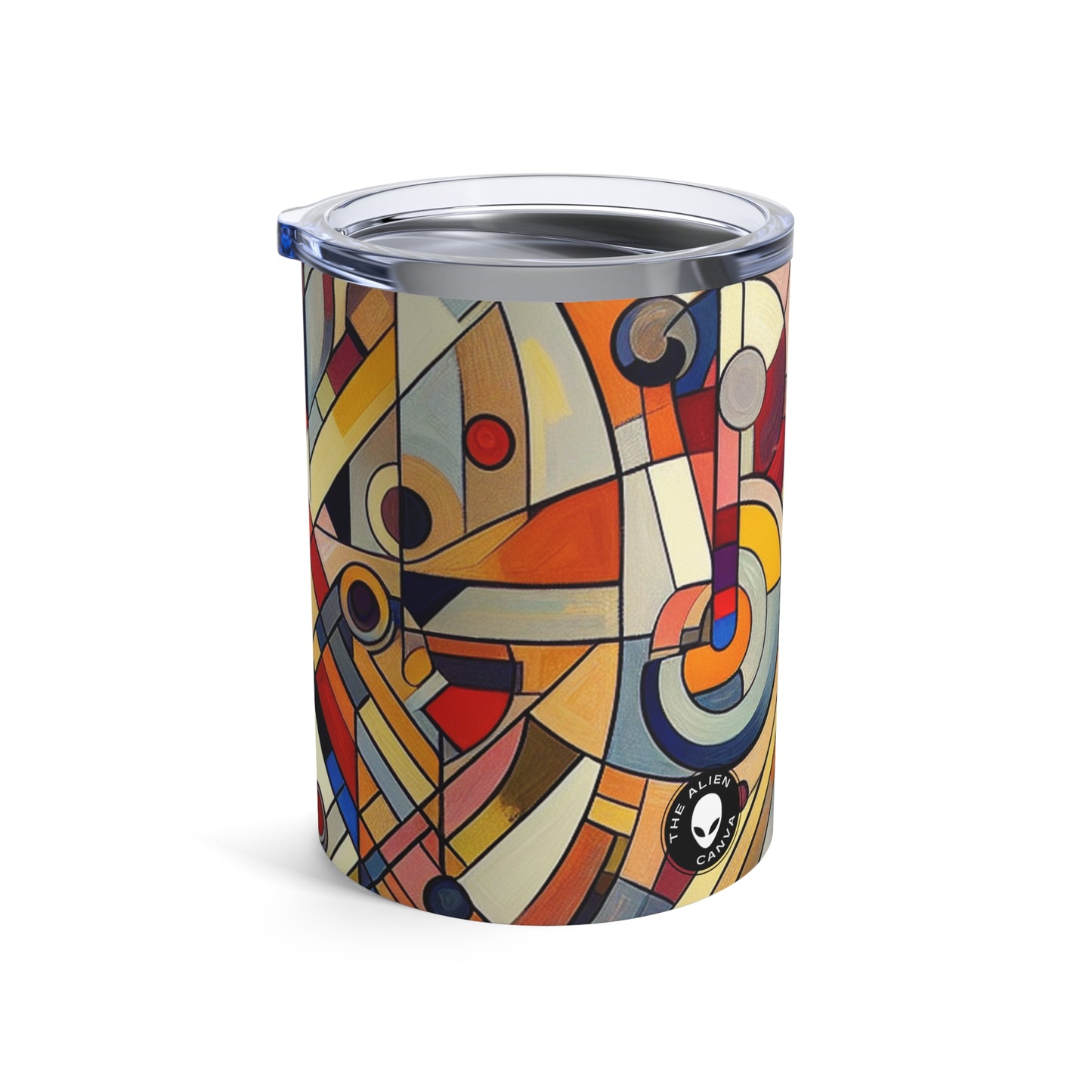 Chaos et harmonie : une danse visuelle – The Alien Tumbler 10oz Art abstrait