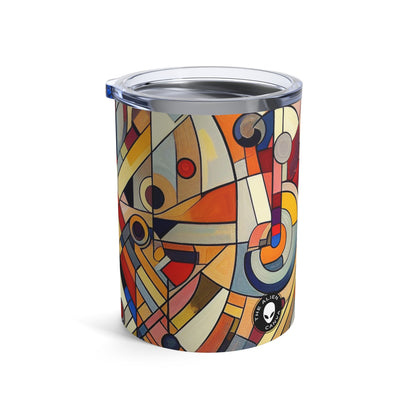 Chaos and Harmony: A Visual Dance - The Alien Tumbler 10oz Abstract Art