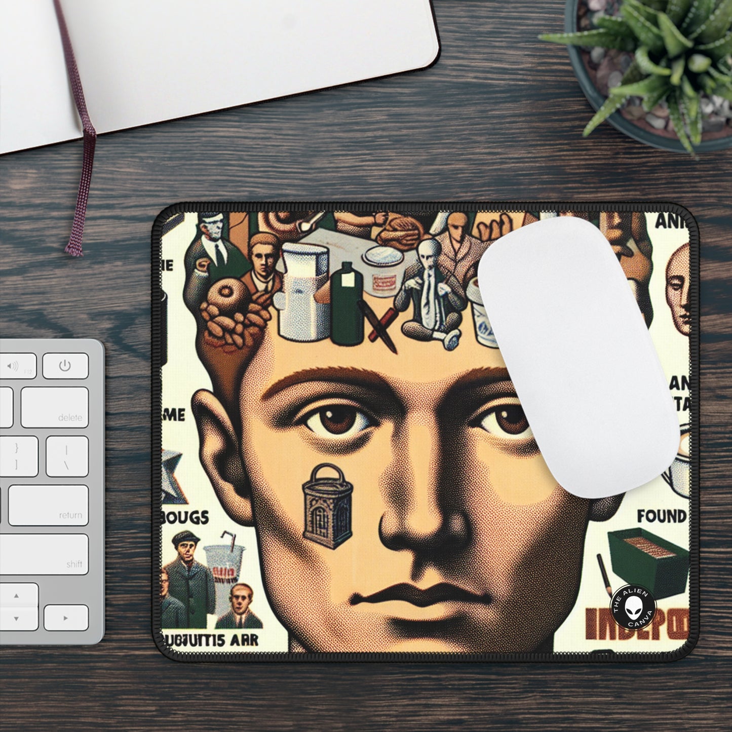 "Chance in Motion: Creating a Fluxus Installation with Found Objects" - The Alien Gaming Mouse Pad Fluxus