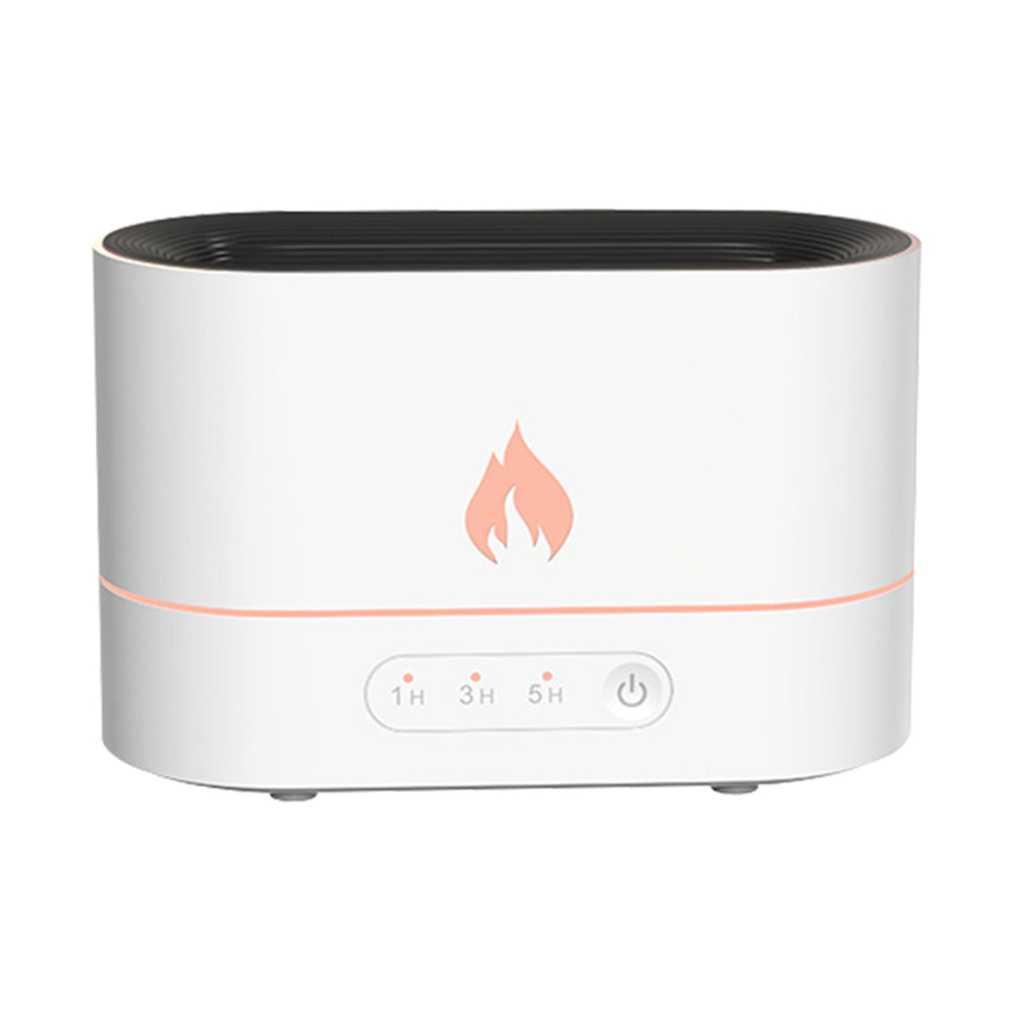 Máquina de aromaterapia de llama Siming, humidificador de luz de ambiente silencioso para dormitorio en casa, difusor de llama, decoración del hogar