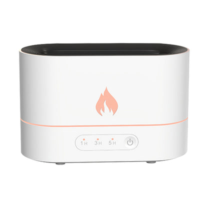 Siming – Machine d'aromathérapie à flamme, humidificateur de lumière d'ambiance silencieuse, diffuseur de flamme, décoration de maison, chambre à coucher