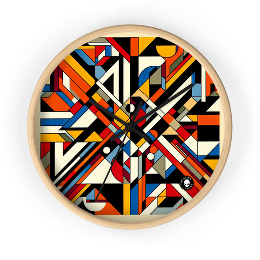 "Unis, nous sommes solidaires : un appel constructiviste à l'égalité" - The Alien Wall Clock Constructivism