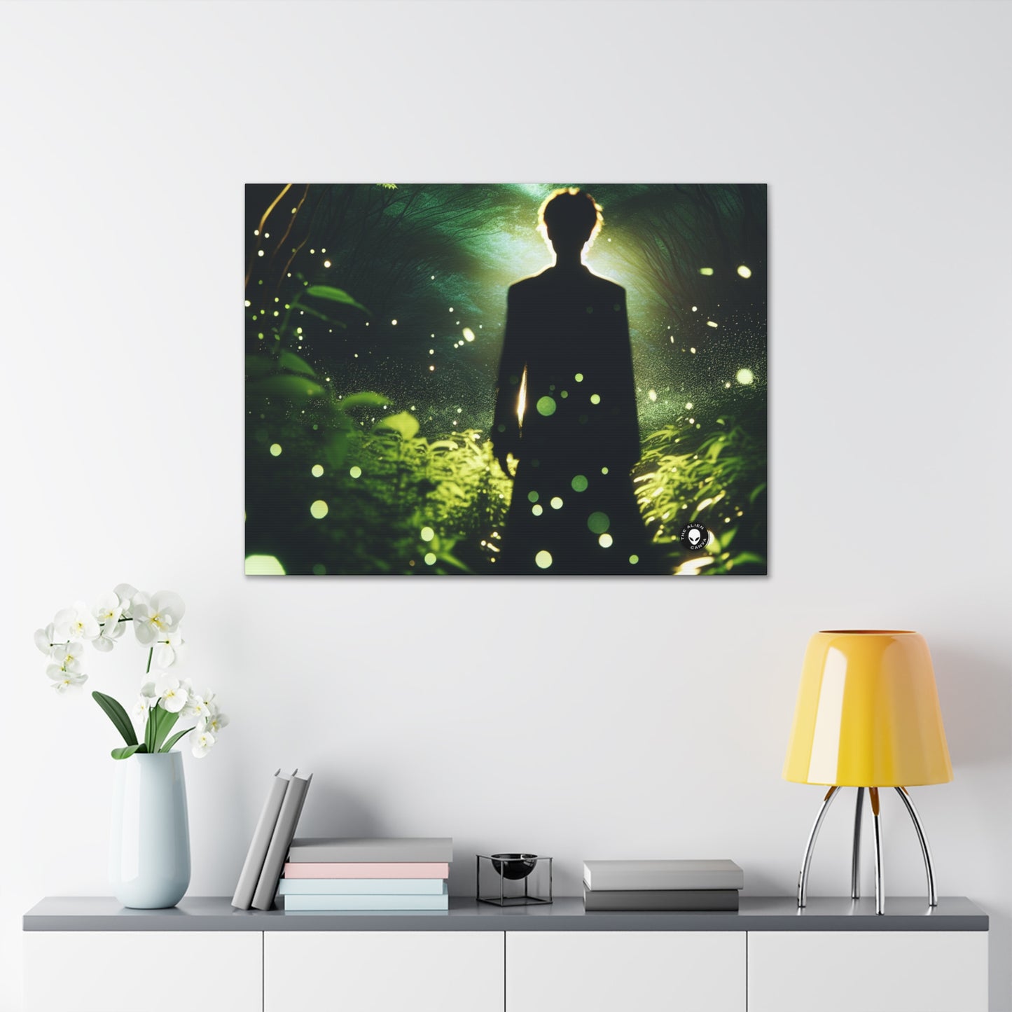 "Forêt de lucioles enchantées" - The Alien Canva