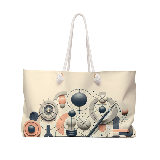 "Tech-Nature Fusion: An Artistic Exploration" - The Alien Weekender Bag Conceptual Art