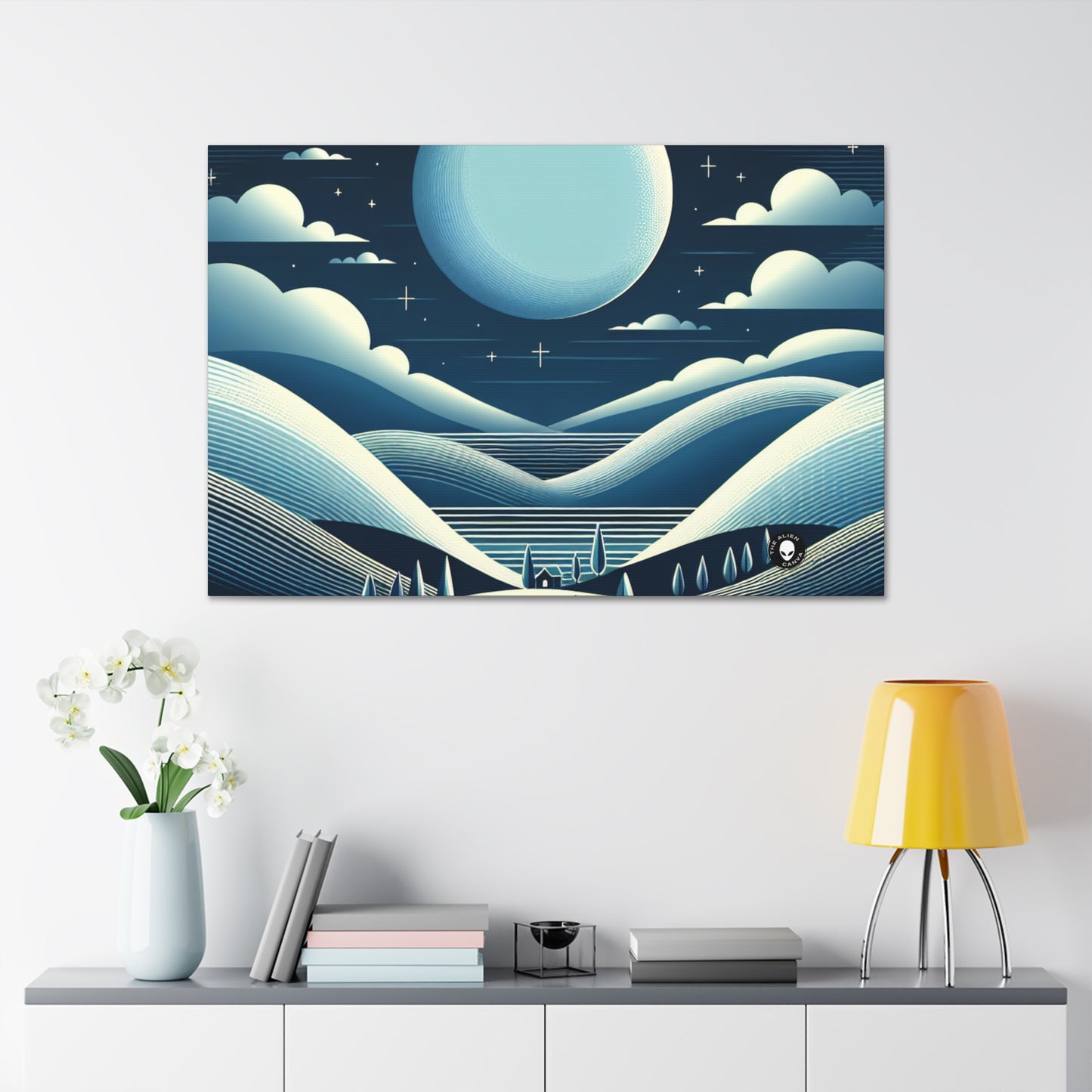 "Moonlit Haven" - La Toile Alien