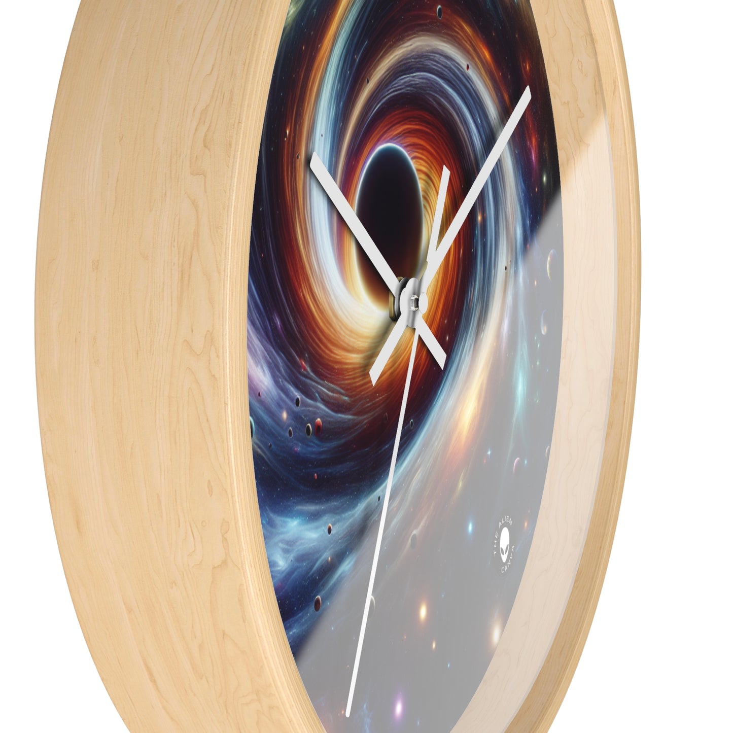 "Galactic Vortex: The Colorful Dance of Stars and Planets" - The Alien Wall Clock