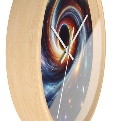 "Galactic Vortex: The Colorful Dance of Stars and Planets" - The Alien Wall Clock