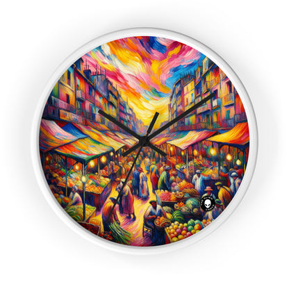 "Jungle Fauvisme" - L'Horloge Murale Alien Fauvisme