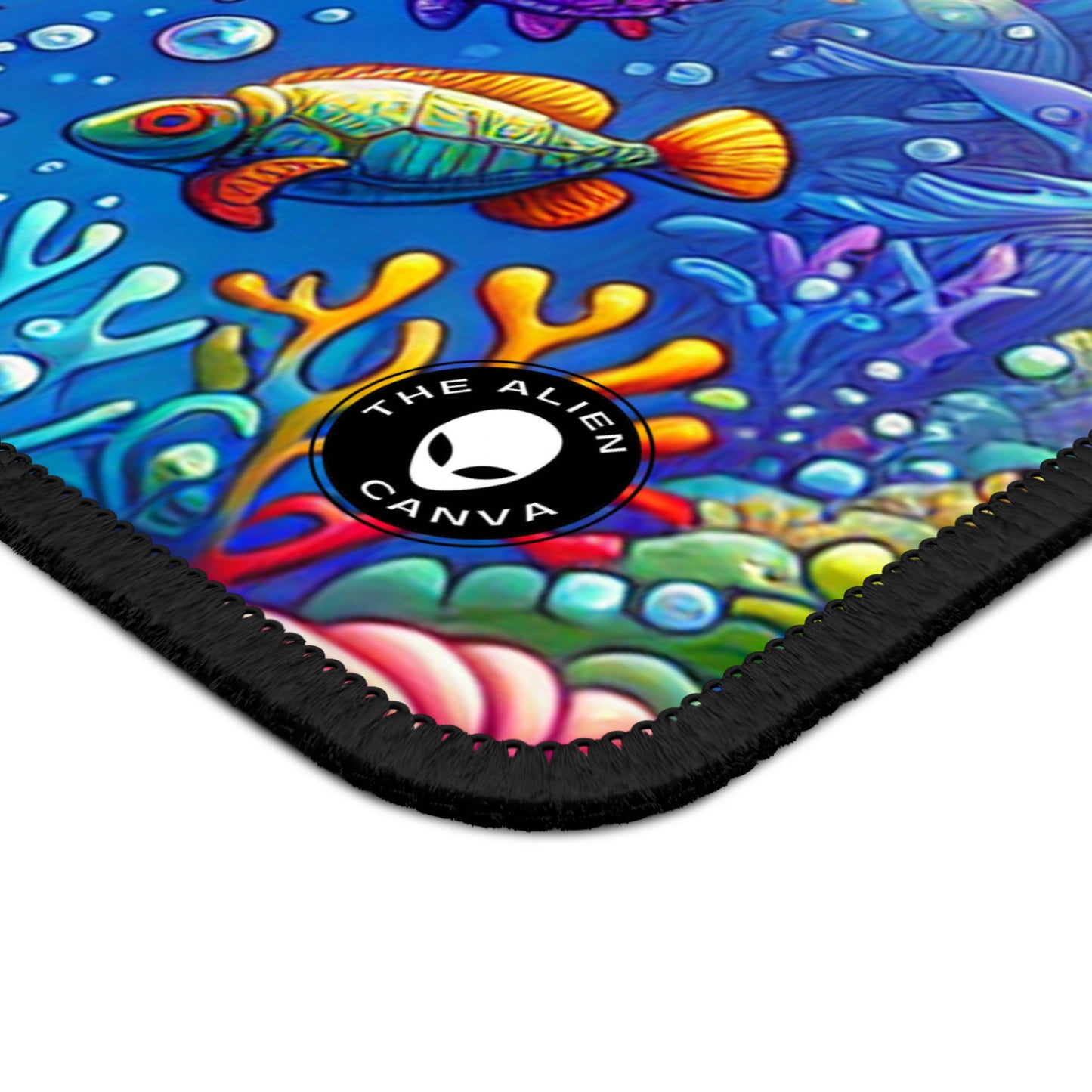 "Seaside Soiree: A Dance Party Under the Sea" - The Alien Gaming Mouse Pad