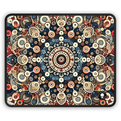 "Nature's Harmony: Floral Mandala Art" - The Alien Gaming Mouse Pad Pattern Art