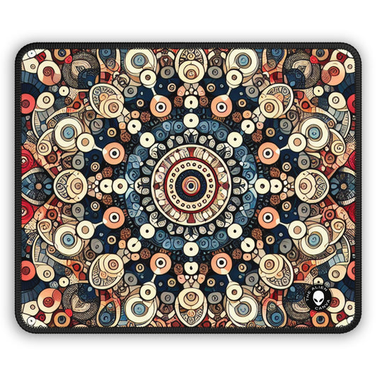 "Nature's Harmony: Floral Mandala Art" - L'art du motif du tapis de souris Alien Gaming