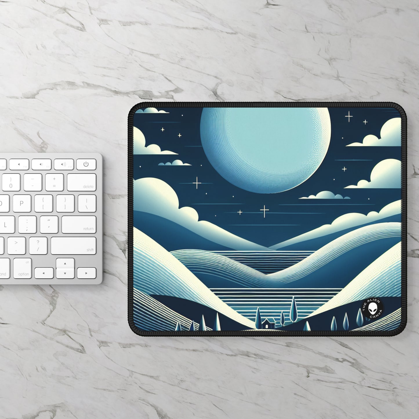 « Moonlit Haven » – Le tapis de souris de jeu Alien