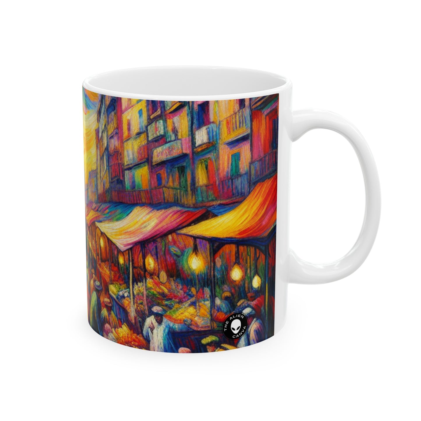 "Jungle Fauvism" - The Alien Ceramic Mug 11oz Fauvism