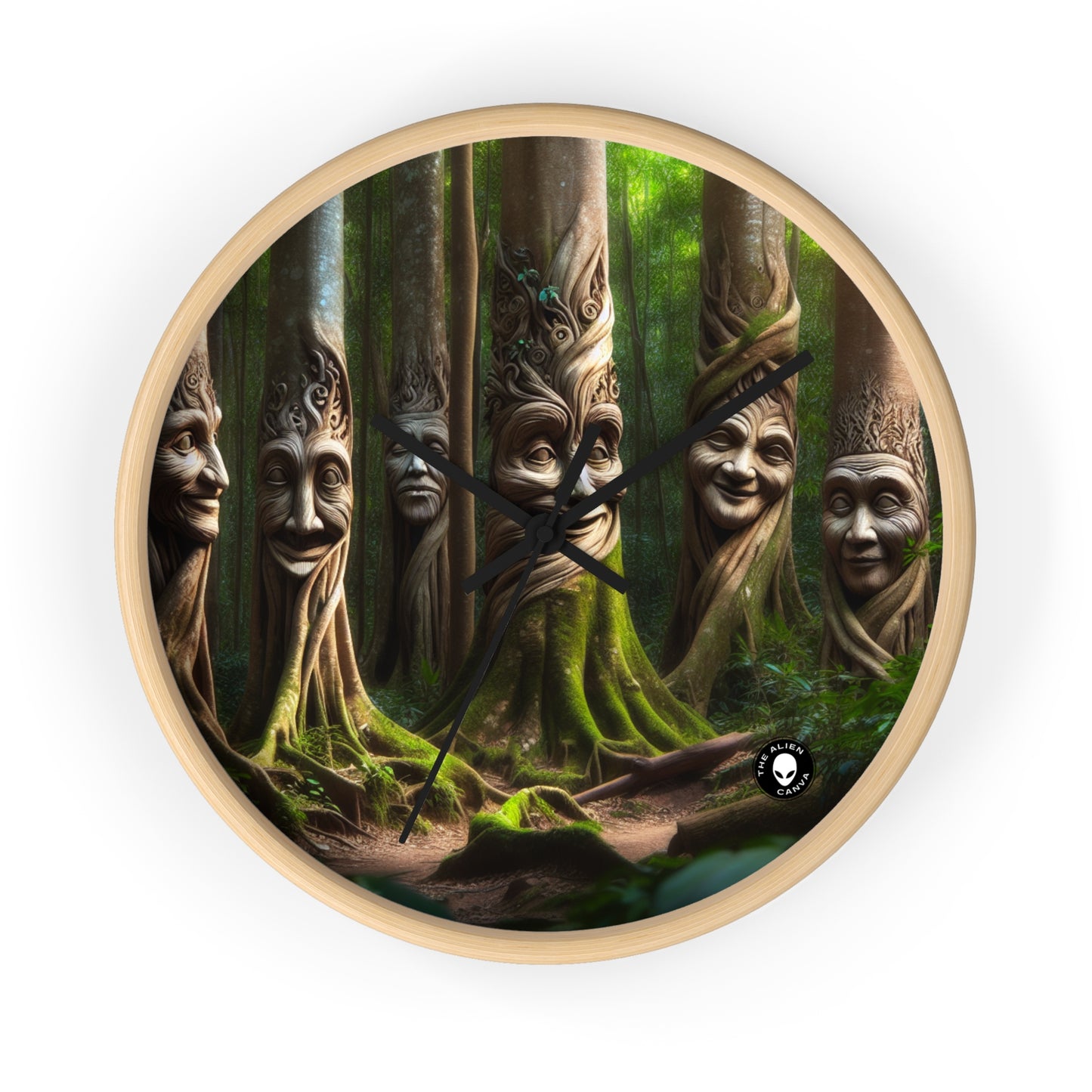 "The Chatty Forest: Conversations Among Trees" - The Alien Wall Clock