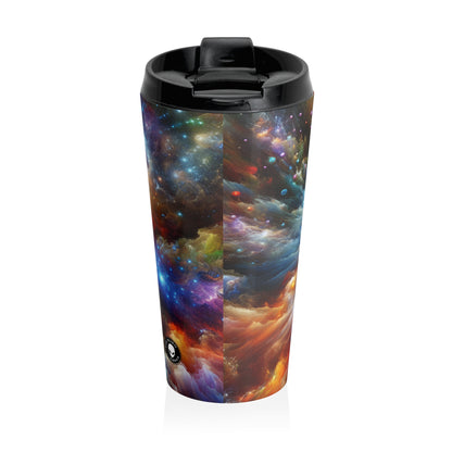 "Galactic Creation: A Kaleidoscope of Cosmic Wonder" - The Alien Stainless Steel Travel Mug