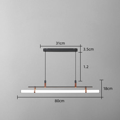 One Line Hanging Lamp For Restaurant Bar Counter