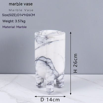 Marble Hydroponic Green Plant Soft Home Decoration Decorative Vase