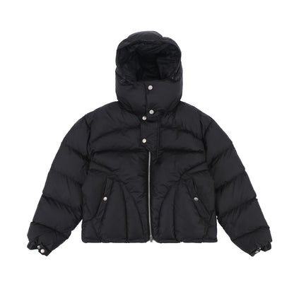 American High Street Mechanical Style Special-interest Design Hooded Warm Cotton Padded Clothes Thickened