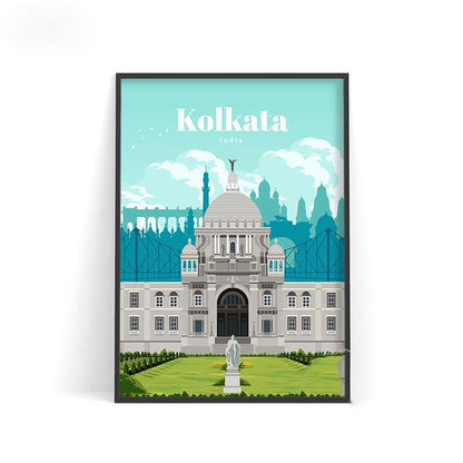 World City Travel Poster Wall Decoration