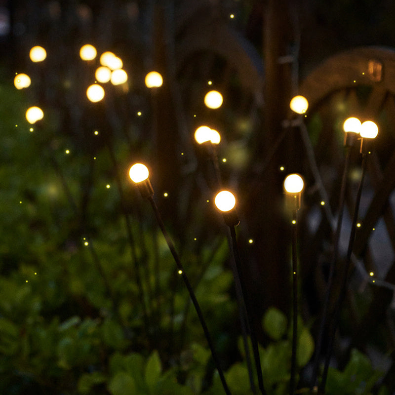 Luz Solar de luciérnaga de simulación, decoración de jardín al aire libre, lámpara de paisaje de césped, decoración de Navidad, luces LED solares, luces de jardín al aire libre