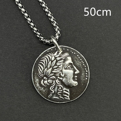 Reproduction de pièces d'argent de bijoux grecs anciens