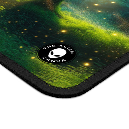 « Magie de la forêt lumineuse » – Le tapis de souris de jeu Alien