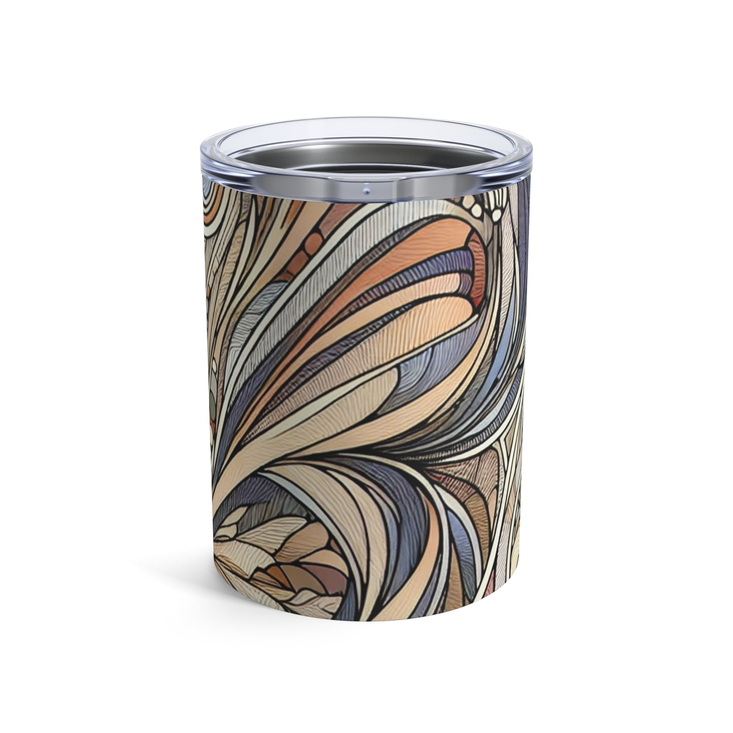 "Nature's Muse: Art Nouveau Woman" - The Alien Tumbler 10oz Art Nouveau