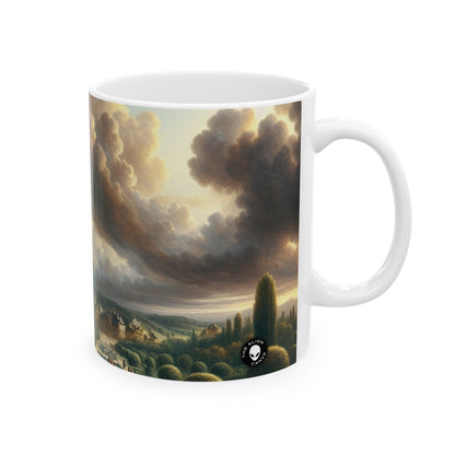 "Banquet Royal dans un Palais Baroque" - Tasse en Céramique Alien 11oz Baroque