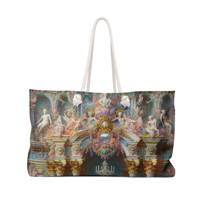 "Splendeur sous-marine : un palais de sirène rococo" - Le sac de week-end Alien style rococo