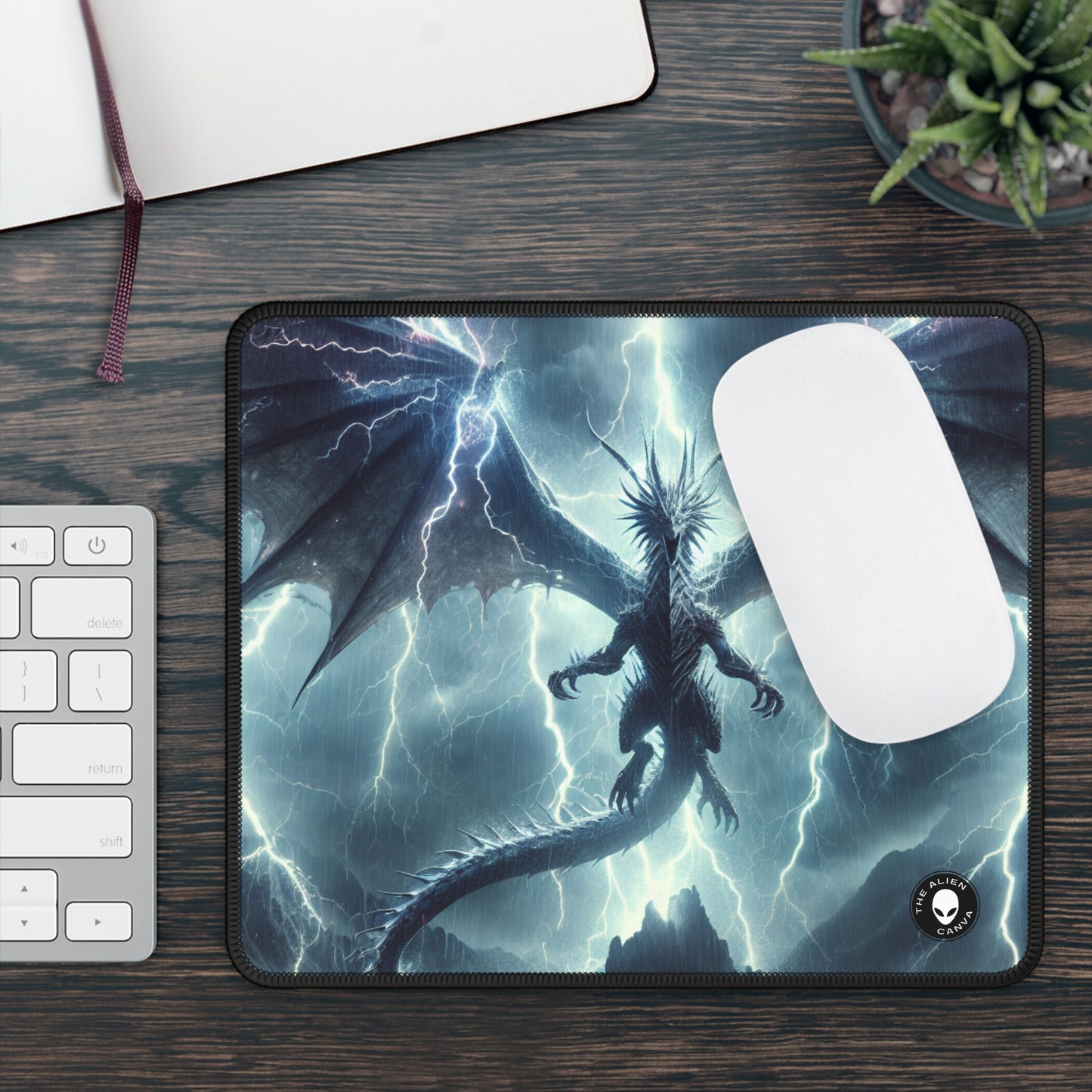 "Thunderstorm Dragon" - Le tapis de souris Alien Gaming