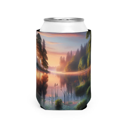 "Urban Symmetry: A Hyperrealistic Exploration of City Life" - The Alien Can Cooler Sleeve Hyperrealism