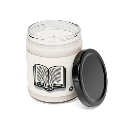 "A Singular Story: Monochrome Typography" - The Alien Scented Soy Candle 9oz Minimalism