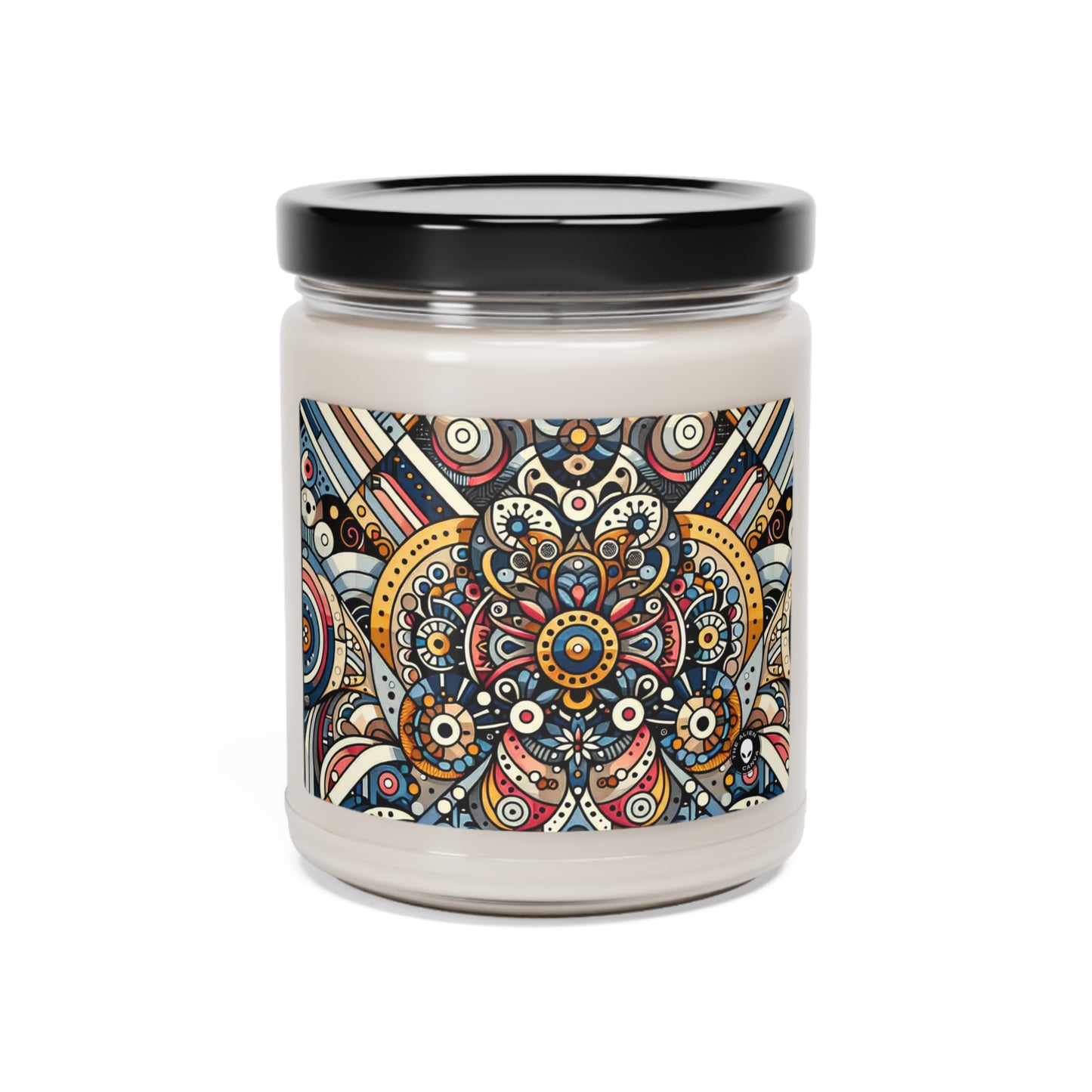 "Obra maestra del mosaico marroquí" - The Alien Scented Soy Candle 9oz Pattern Art