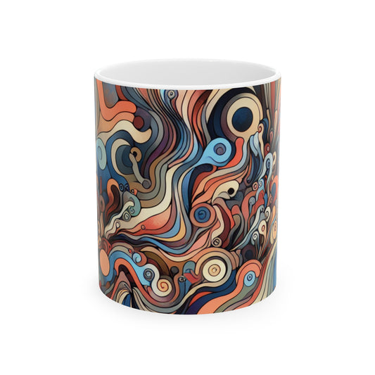 "Unleashing the Unconscious: A Surrealistic Exploration" - The Alien Ceramic Mug 11oz Surrealist Automatism