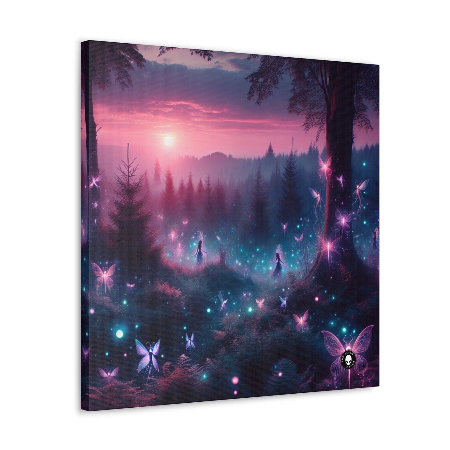 Enchanted Firefly Forest - The Alien Canva