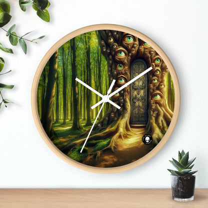 « La forêt vigilante : la porte enchantée » – L'horloge murale extraterrestre