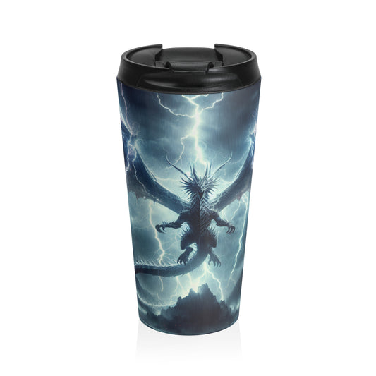 "Thunderstorm Dragon" - The Alien Stainless Steel Travel Mug