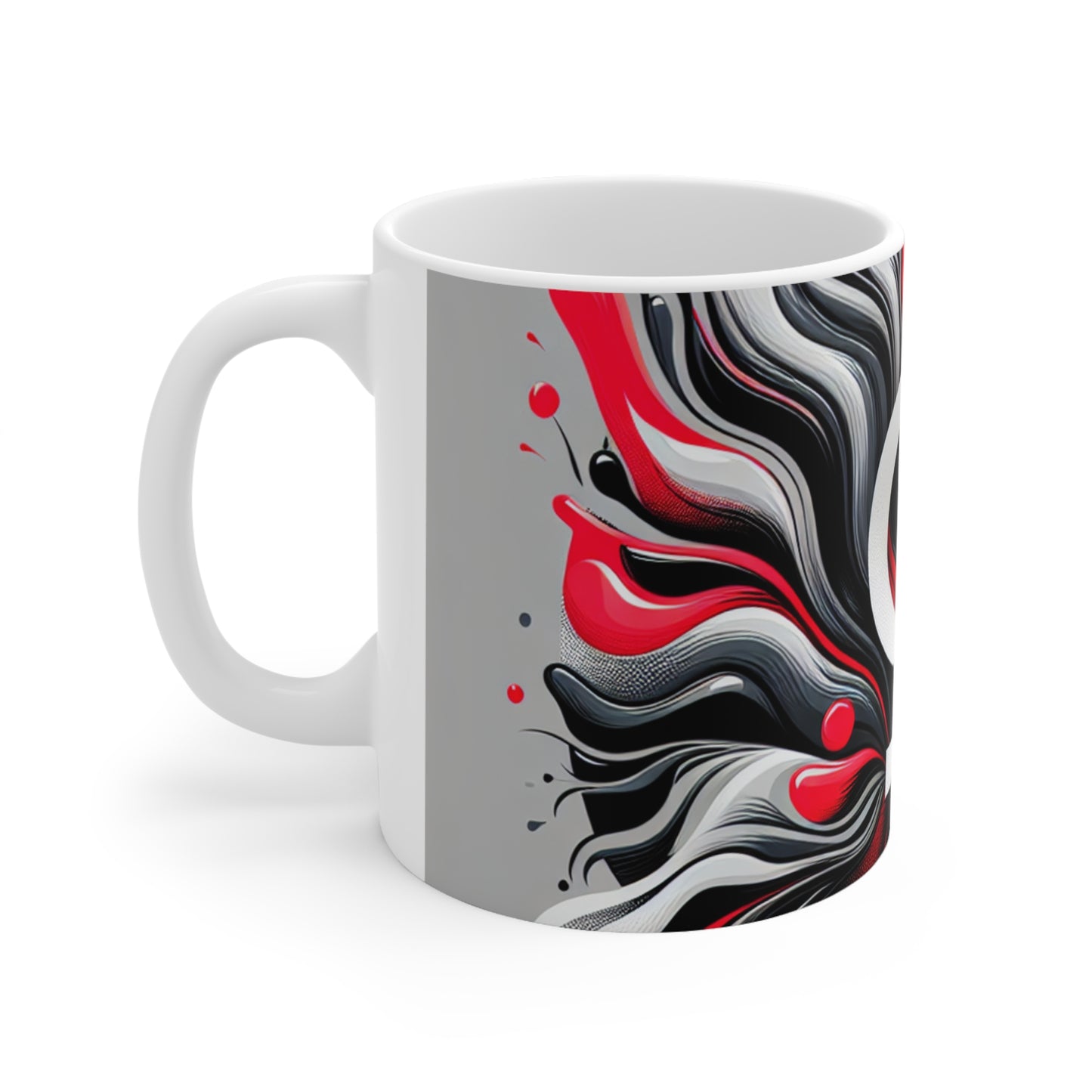 "Borders Broken: A Provocative Journey into Transgressive Art" - The Alien Ceramic Mug 11oz Transgressive Art