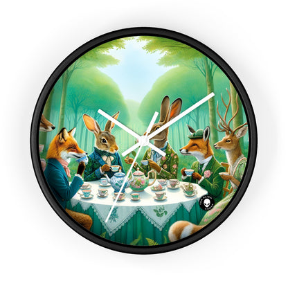 "Enchanted Tea in the Forest" - The Alien Wall Clock