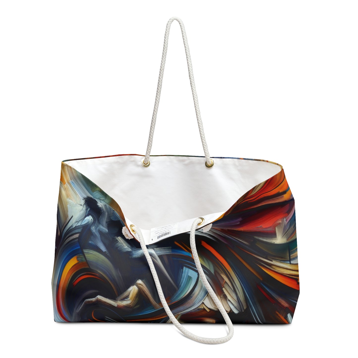 "Night Pulse: Expressions of Urban Chaos" - The Alien Weekender Bag Expressionism