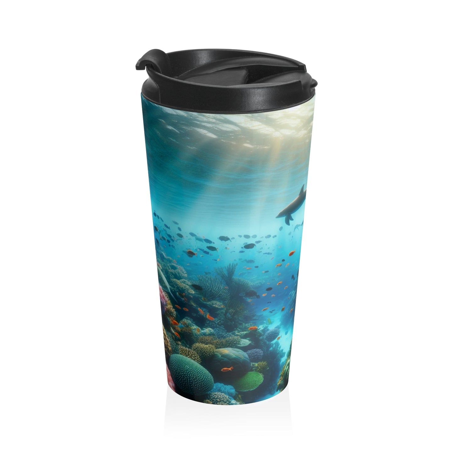 "Underwater Symphony" - The Alien Stainless Steel Travel Mug