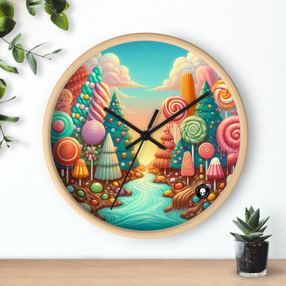 "Sugar Rush Forest" - L'horloge murale extraterrestre