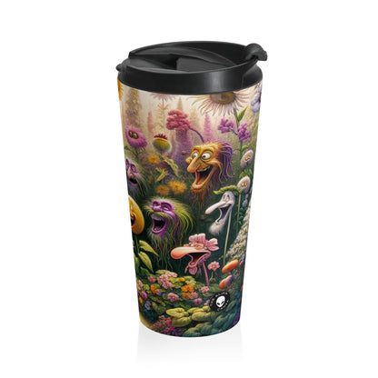 "The Talking Garden" - The Alien Stainless Steel Travel Mug