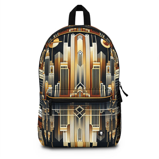 "Luxe Deco: Artistic Elegance at The Grand Hotel" - The Alien Backpack Art Deco