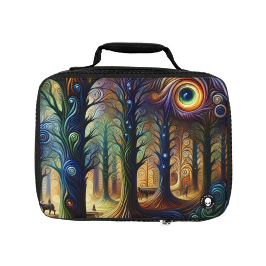 "Enchanted Rainbow Woods"- The Alien Lunch Bag