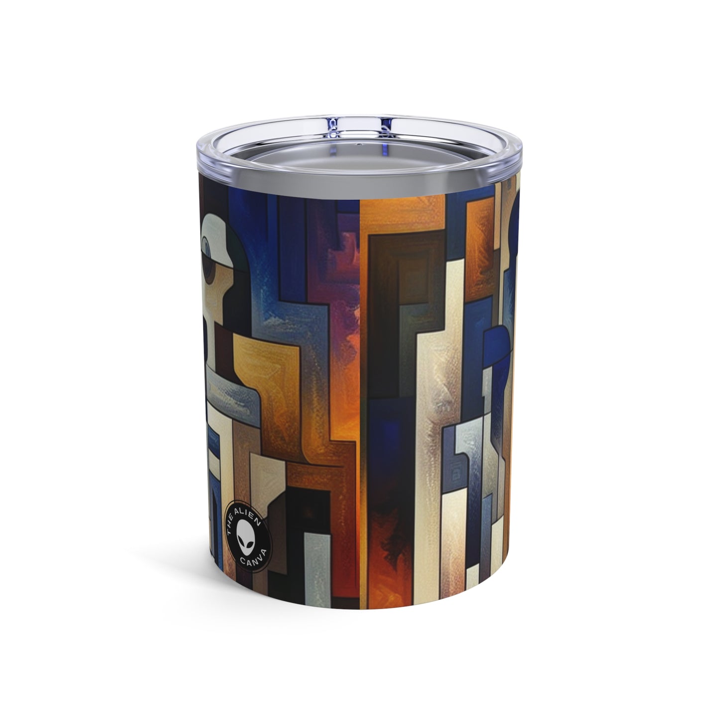 "Enigma Realms: A World of Surreal Beauty" - The Alien Tumbler 10oz Metaphysical Art