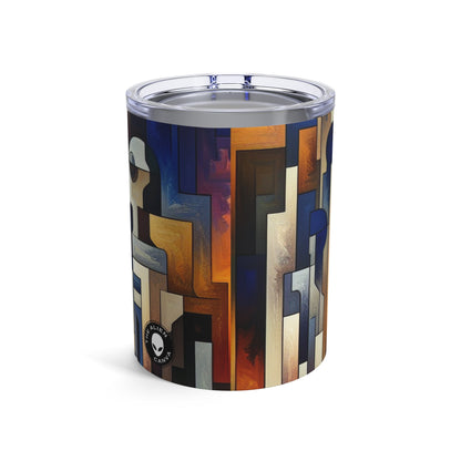 "Enigma Realms: A World of Surreal Beauty" - The Alien Tumbler 10oz Metaphysical Art